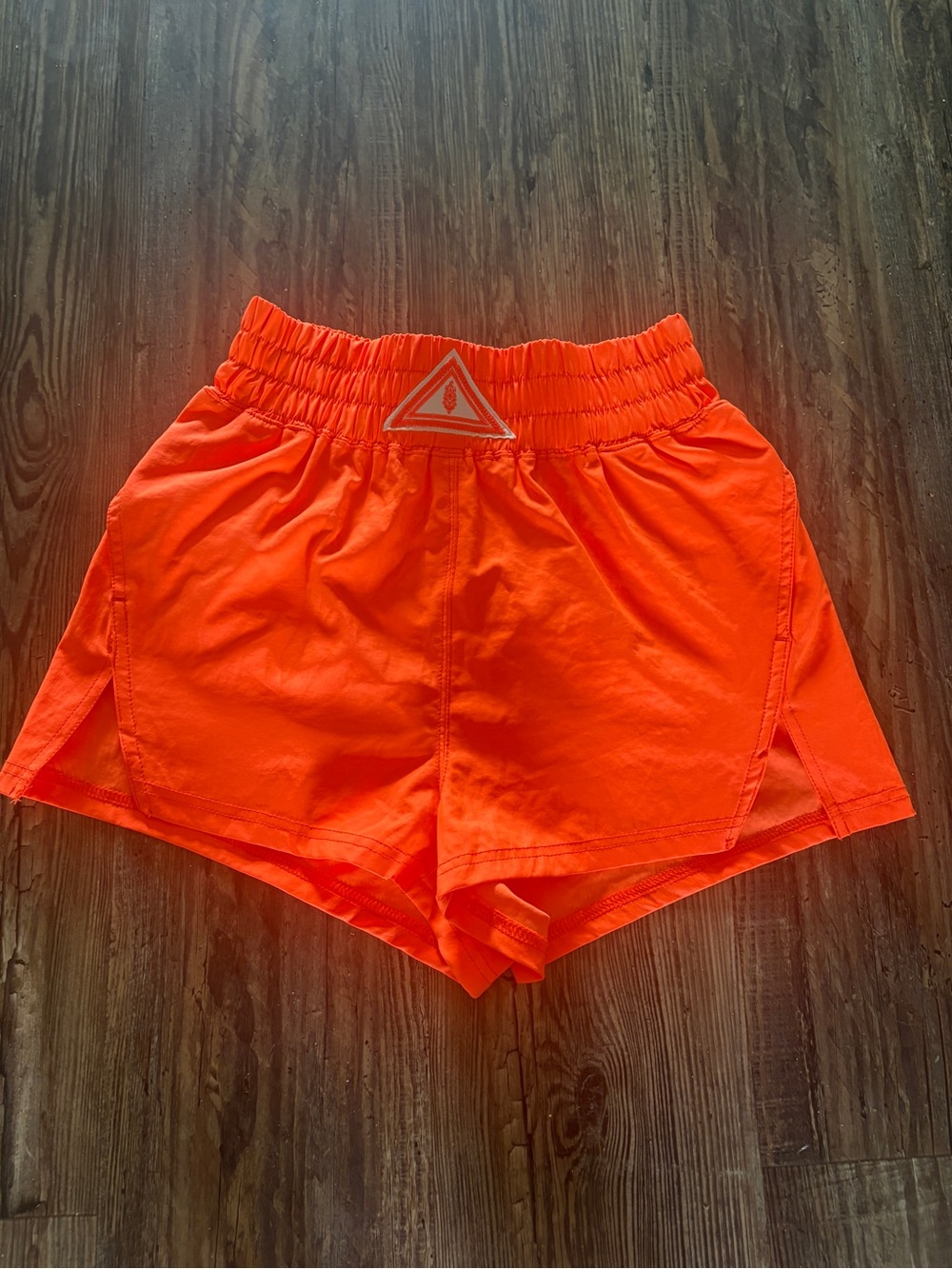 Bright Orange free people shorts